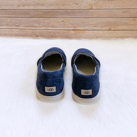 UGG Women’s Kitlyn UGG Charm Navy Slip On Sneakers - Picture 3 of 8